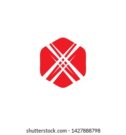 X letter logo design vector template