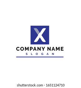 X Letter Logo Design. X letter logo Vector Illustration - Vector