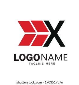 X letter Logo design & vector art 