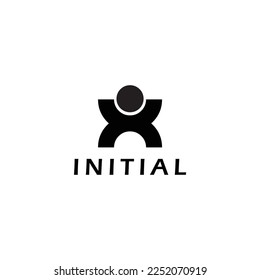 X Letter Logo Design Vector Template in modern and abstract style.