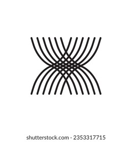 X letter logo design vector