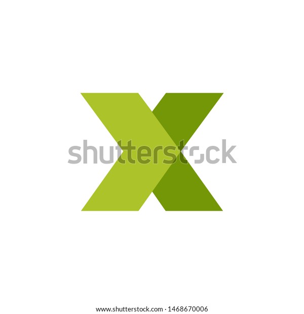 X Letter Logo Design Vector Stock Vector (Royalty Free) 1468670006