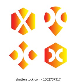 X Letter Logo, editable and printable perfect for use in a wide range of new media templates: Web Marketing Agency, Social Media Services Showcase, Online Marketing Apps, and Web.