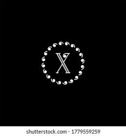 X letter logo emblem design