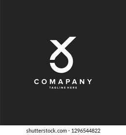 X letter logo hipster vintage retro monogram lettermark vector icon