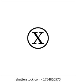 X letter logo icon design