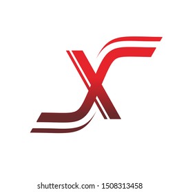 X letter logo icon vector design