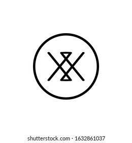  X letter logo initial bond  design