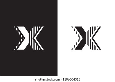 X Letter logo, Minimal Logo