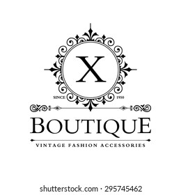 X Letter logo, Monogram design elements, line art logo design. Beautiful Boutique Logo Designs, Business sign, Restaurant, Royalty, Cafe, Hotel, Heraldic, Jewelry, Fashion, Wine. Vector illustration
