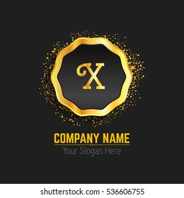 X Letter logo, Monogram design elements, line art logo design. Beautiful Boutique Logo Designs, Business sign, Restaurant, Royalty, Cafe, Hotel, Heraldic, Jewelry, Fashion, Wine. Vector illustration
