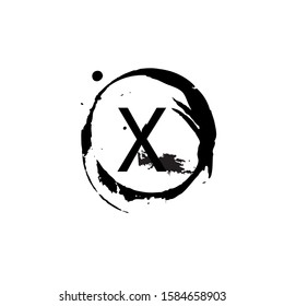 X letter logo with nice background design.X vector logo.