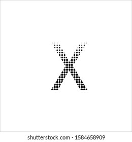 X letter logo with nice background design.X vector logo.