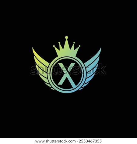 X letter Logo with Shield, X shield logo design template