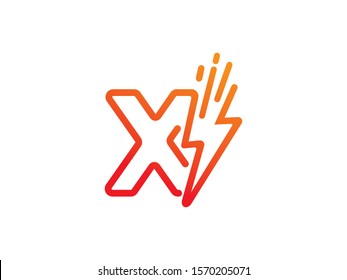 X Letter logo or symbol template design