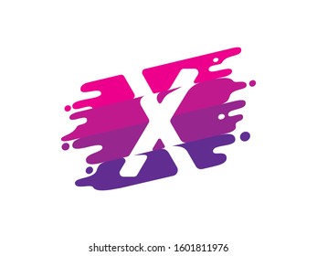 X Letter logo or symbol template design