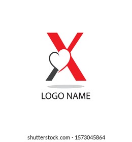 X letter logo symbol vector icon