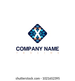 X LETTER LOGO TEMPLATE