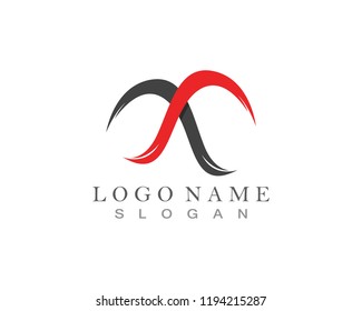 X Letter Logo Template