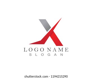 X Letter Logo Template