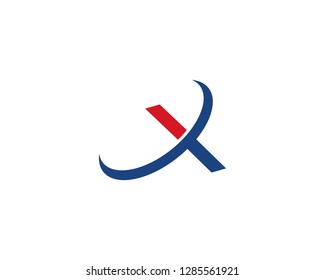 X Letter Logo Template