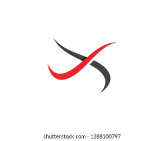 X Letter Logo Template
