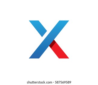 X Letter Logo Template