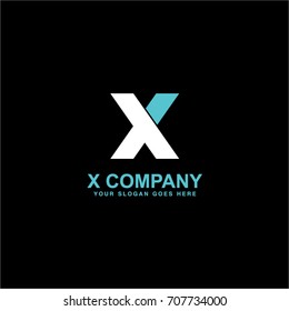 X letter logo template