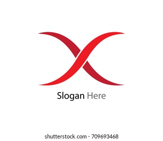 X Letter Logo Template