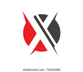 X Letter Logo Template