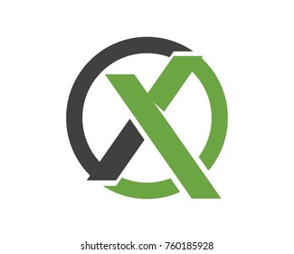 X Letter Logo Template