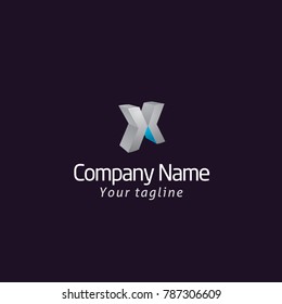 X LETTER LOGO TEMPLATE