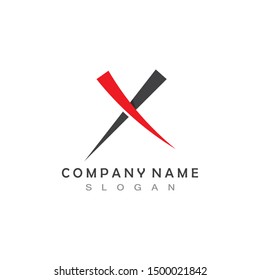 X Letter Logo Template Illustration Icon 