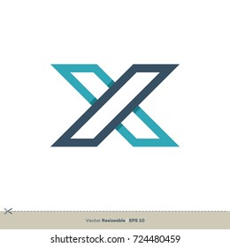 X Letter Logo Template Illustration Design. Vector EPS 10.