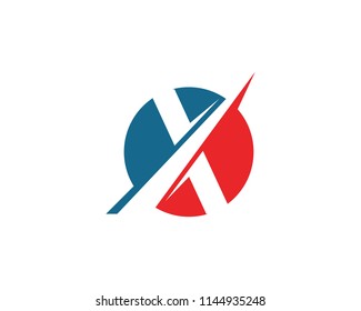 X Letter Logo Template vector icon design
