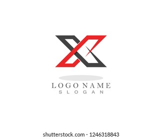 X Letter Logo Template Vector Icon Design
