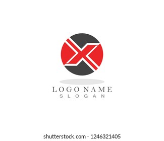 X Letter Logo Template Vector Icon Design
