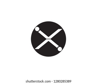 X Letter Logo Template vector icon design
