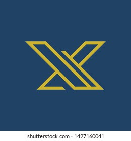 X Letter Logo Template vector icon design