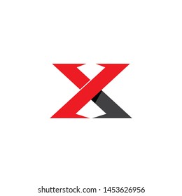 X Letter Logo Template vector icon design