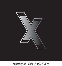 X Letter Logo Template vector icon design
