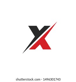 X Letter Logo Template vector icon design
