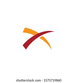 X Letter Logo Template vector icon design