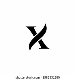 X Letter Logo Template vector icon design