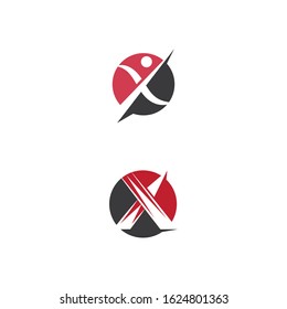 X Letter Logo Template vector icon illustration design