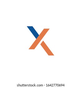 X Letter Logo Template vector icon illustration design