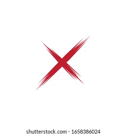 X Letter Logo Template vector design