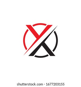 X Letter Logo Template vector icon illustration design