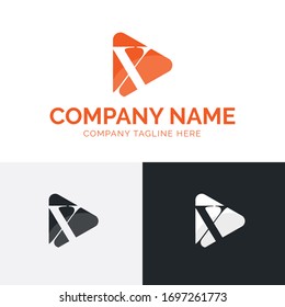 X letter logo template. Letter X logo vector template. X letter vector easy to edit
