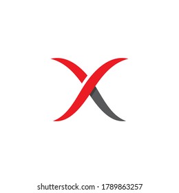 Vorlage für X-Buchstaben-Logo, Vektorsymbol-Design